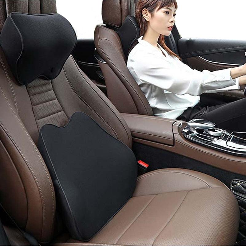 Car Seat Headrest Pillow Auto Memory Foam Car Neck Pillow Seat Head Support Lumbar Support For Office Chair Cushion Car Neck Headrest Pillow Car Accessories Cushion Auto Seat Head Support Neck Protector Automobiles Seat Neck Rest Car Neck For Car Auto - Image 2