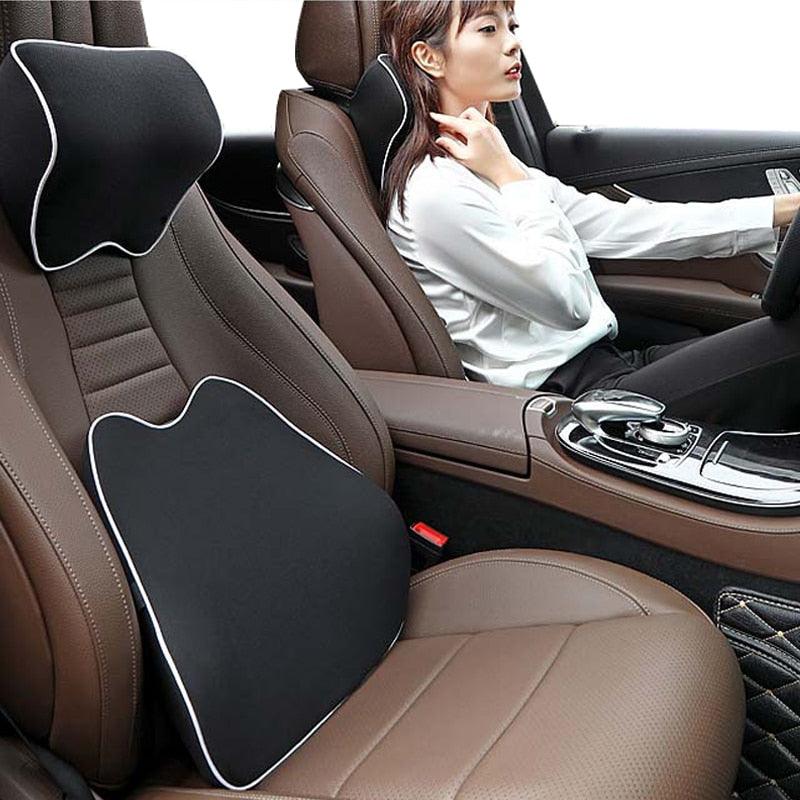 Car Seat Headrest Pillow Auto Memory Foam Car Neck Pillow Seat Head Support Lumbar Support For Office Chair Cushion Car Neck Headrest Pillow Car Accessories Cushion Auto Seat Head Support Neck Protector Automobiles Seat Neck Rest Car Neck For Car Auto - Image 4