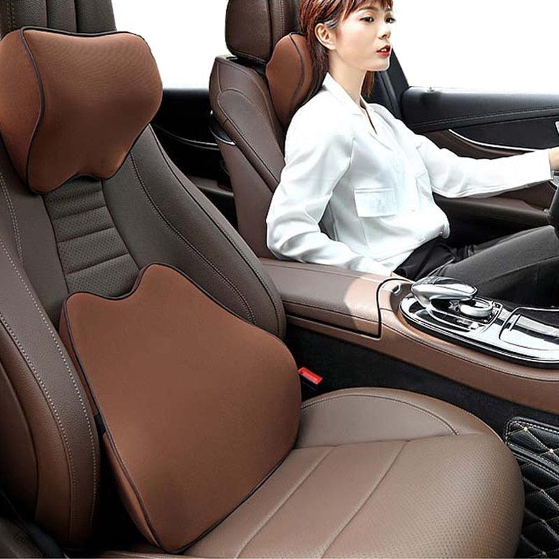 Car Seat Headrest Pillow Auto Memory Foam Car Neck Pillow Seat Head Support Lumbar Support For Office Chair Cushion Car Neck Headrest Pillow Car Accessories Cushion Auto Seat Head Support Neck Protector Automobiles Seat Neck Rest Car Neck For Car Auto - Image 5