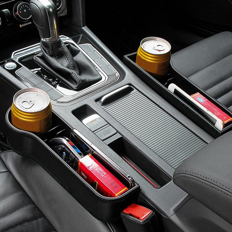 Car Seat Organizer Car Seat Gap Organizer Universal Fit, Storage Pockets Adjust Storage Box Car Organizer Gap Slit Filler Holder For Wallet Phone Slit Pocket Auto Car Accessories Universal Fit Storage Pockets - Image 2