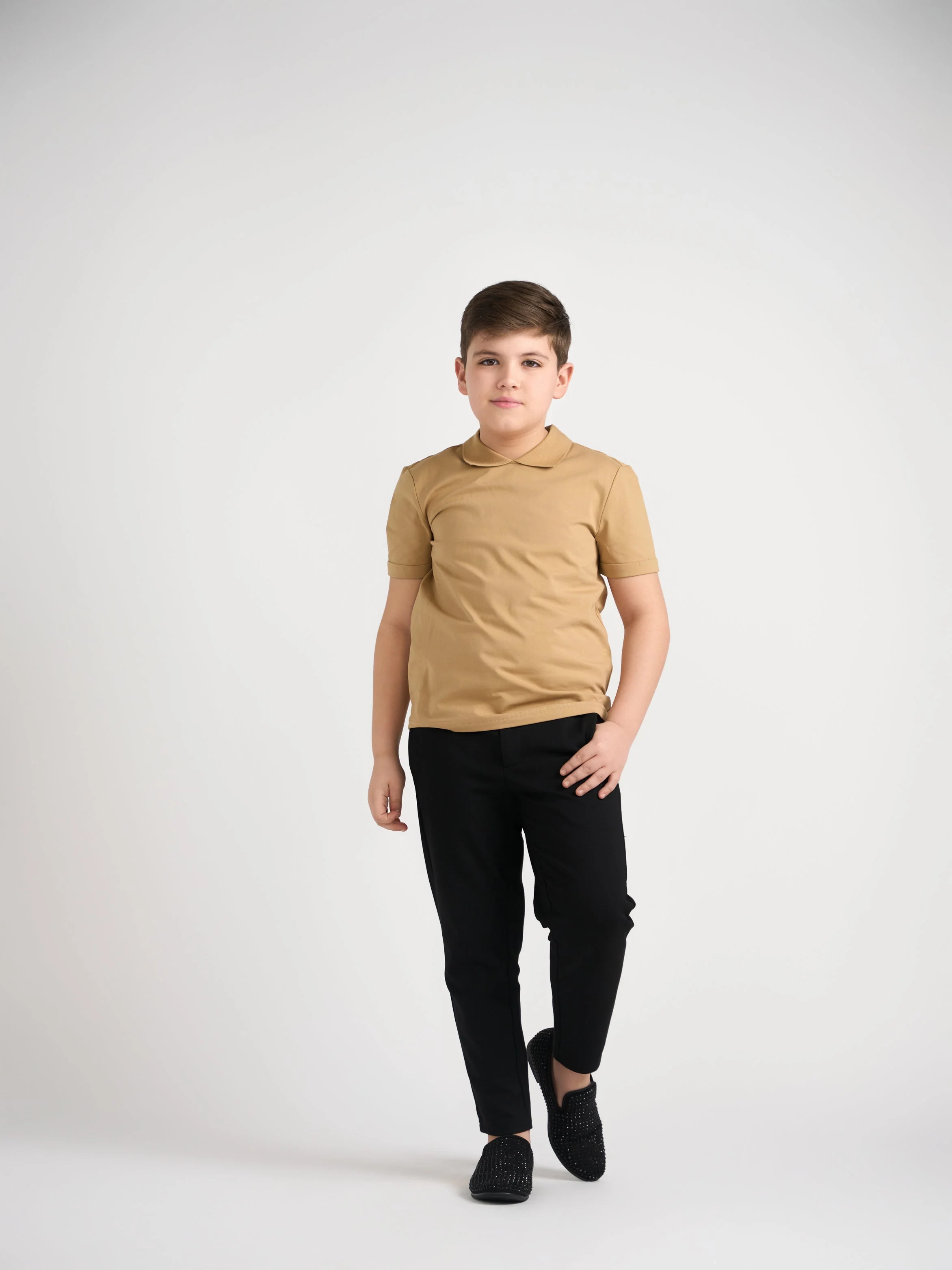 Caramel Collar Top - Image 2