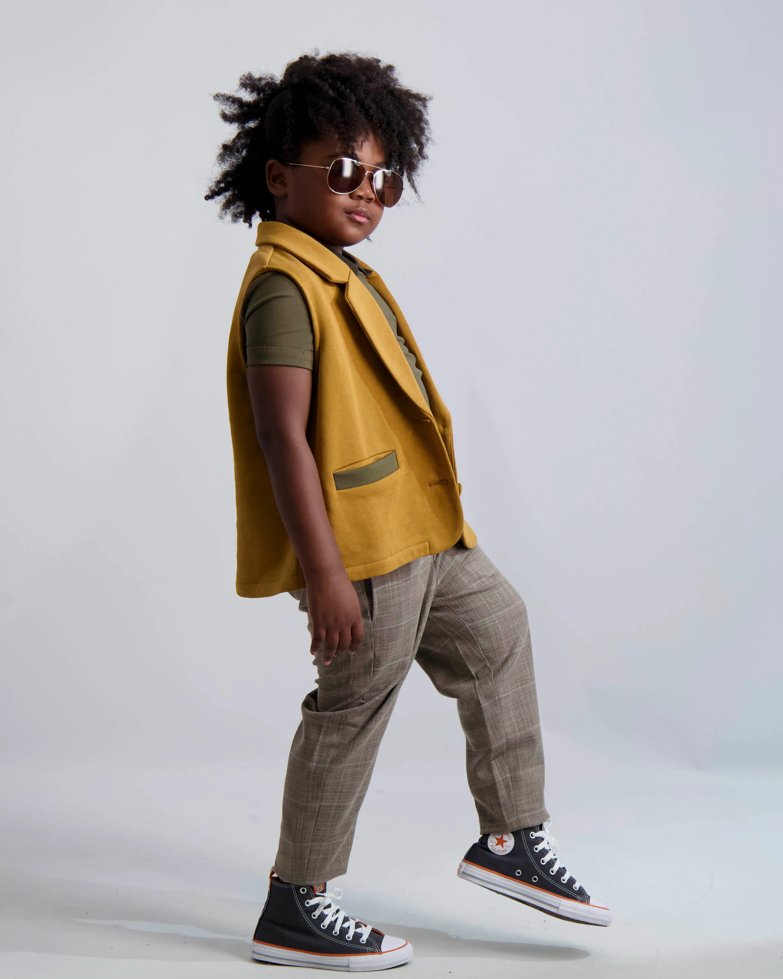 Caramel Knit Vest - Image 4