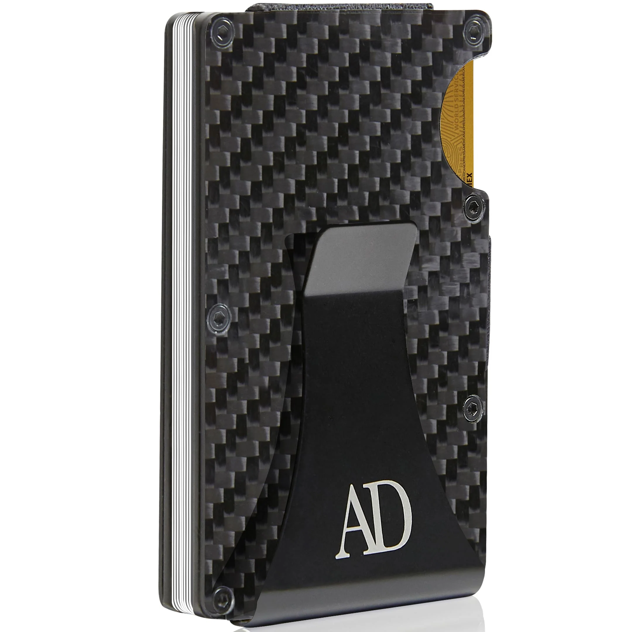 Carbon Fiber Money Clip Card Case