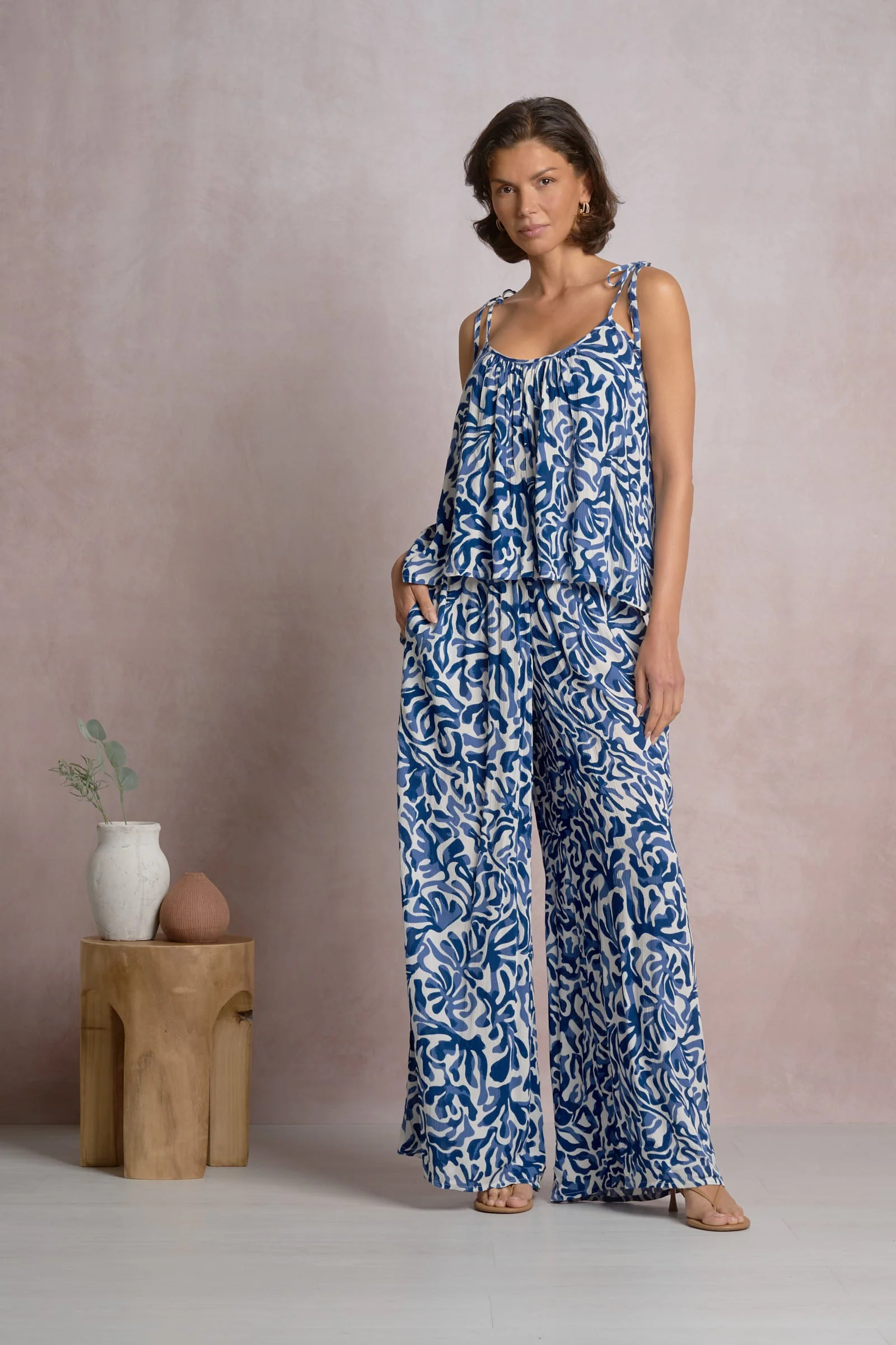 Cari Tank Blue Coraline - Image 2