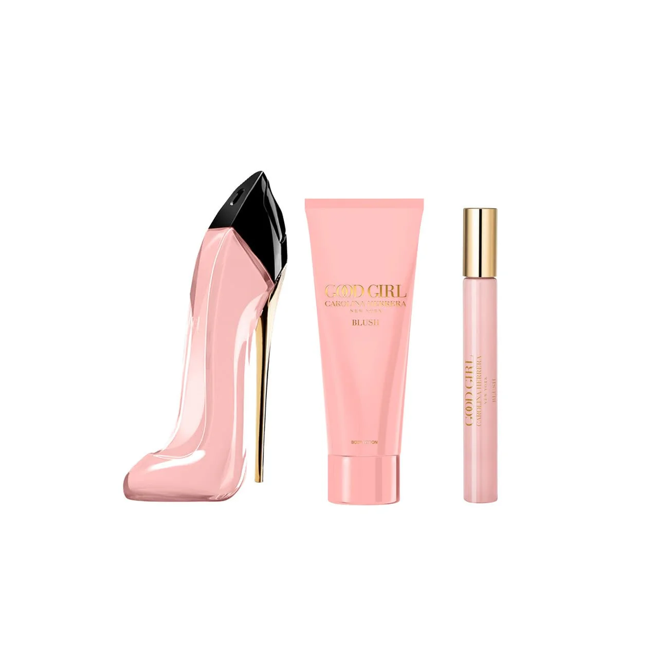 Carolina Herrera Good Girl Blush 3 Pcs Set: 2.7 Eau De Parfum Spray + 0.34 Eau De Parfum Spray + 3.4 Body Lotion - Image 3
