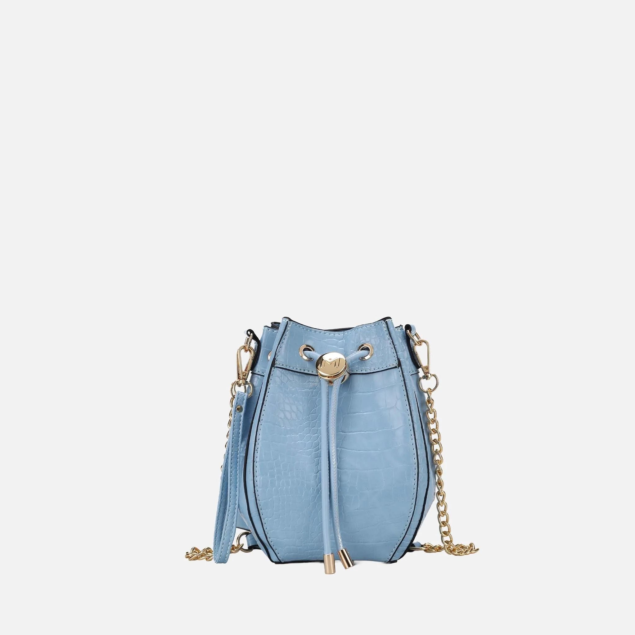 Cassidy Embossed Bucket Bag - Image 7