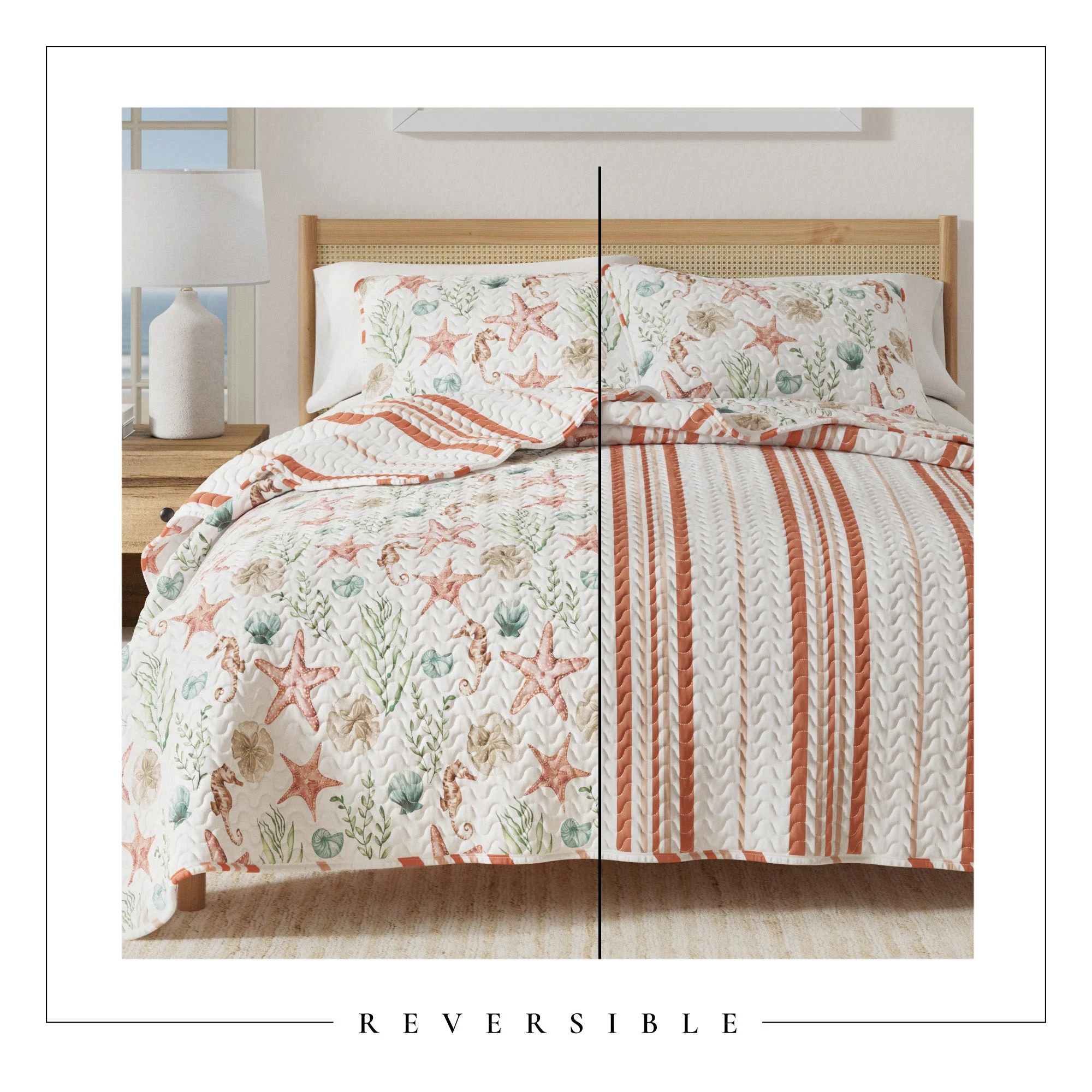 Castaway Coastal Quilt Set - Image 4