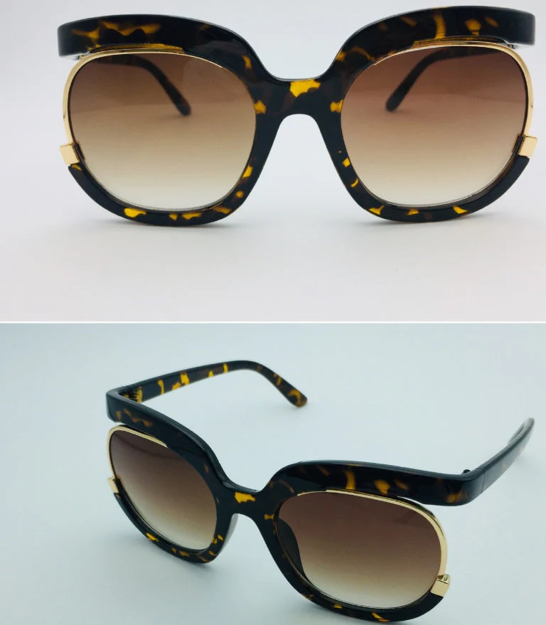 Cat Eye Half-Frame UV400 Sunglasses – Women’s Fashion Eyewear - Image 9