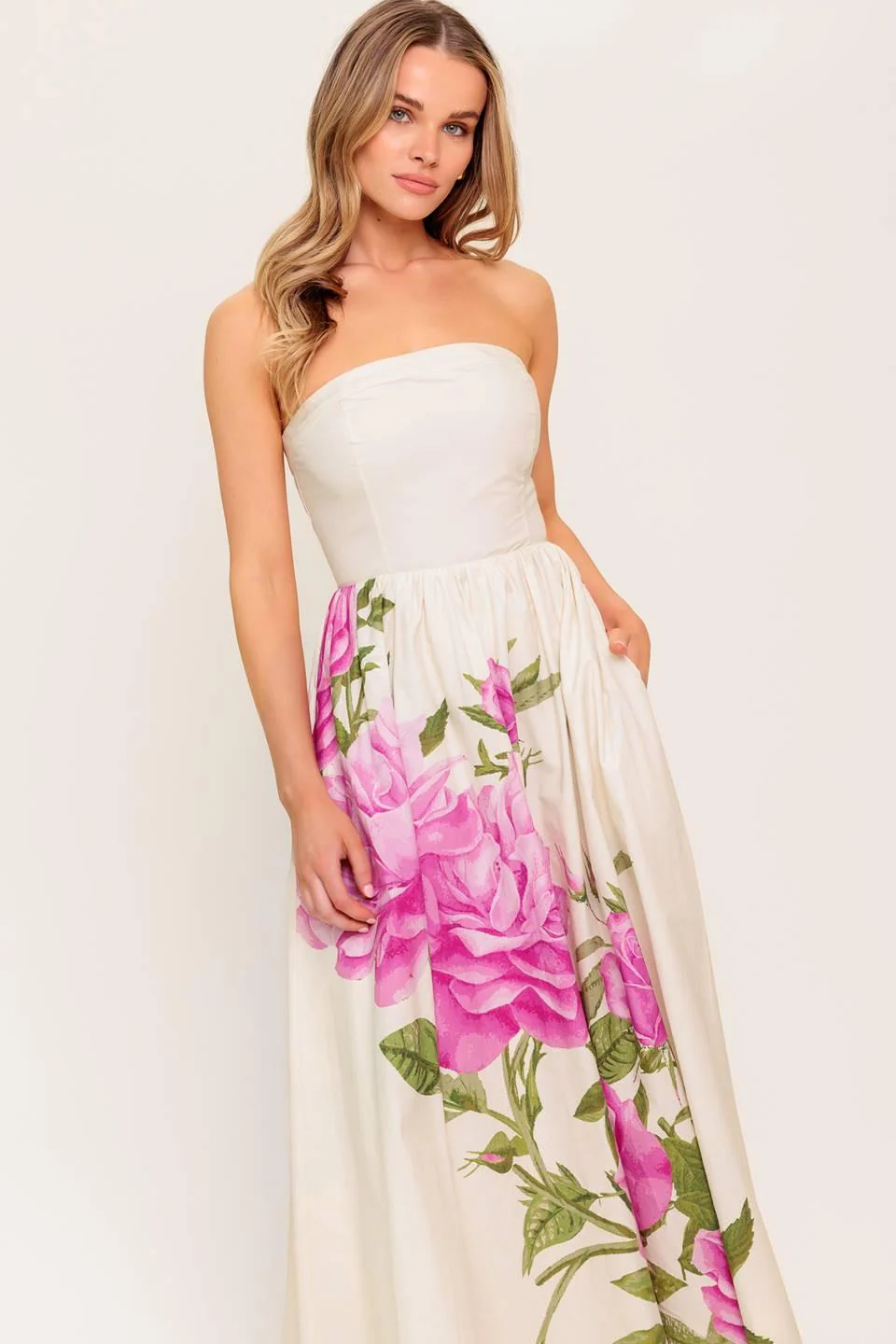 Caught in the Breeze Floral Woven Maxi Dress - Image 6
