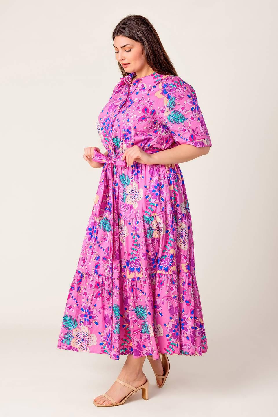 Celestial Skies Woven Midi Dress - Image 14