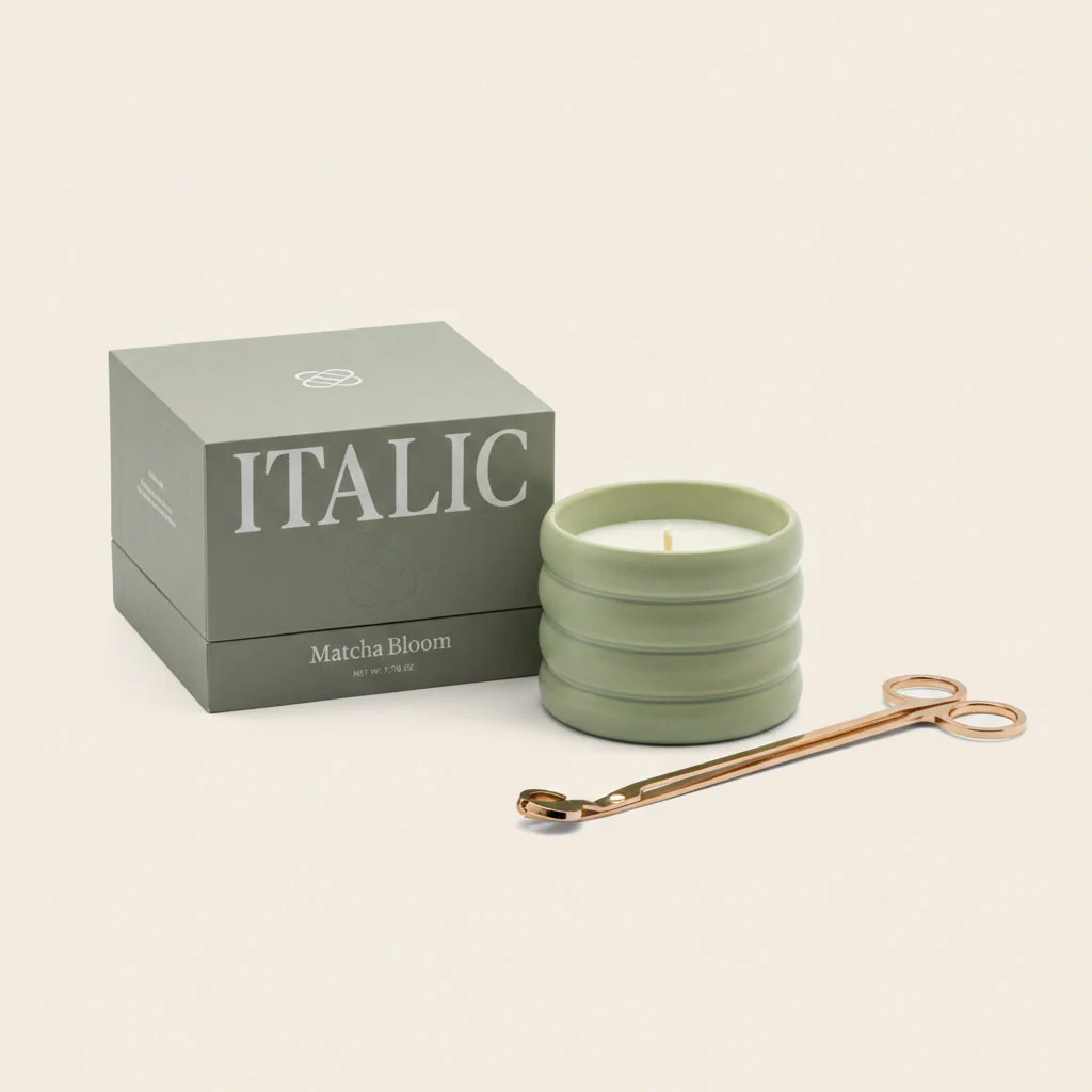 Ceramic Candle & Wick Trimmer Set - Image 4