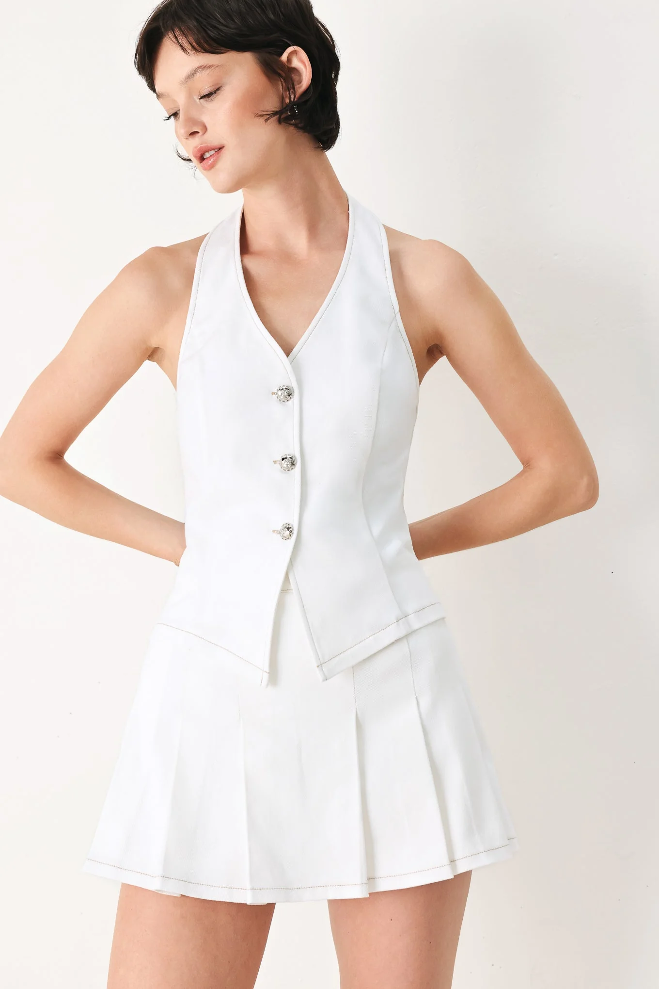 Champagne Club Woven Skort - Image 3