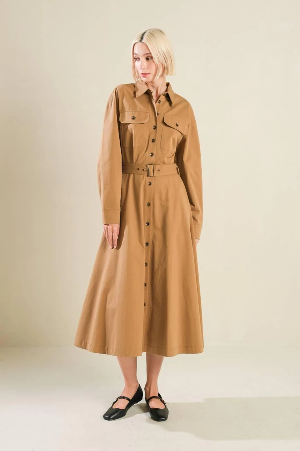 Charming Decision Woven Midi Dress - Image 2