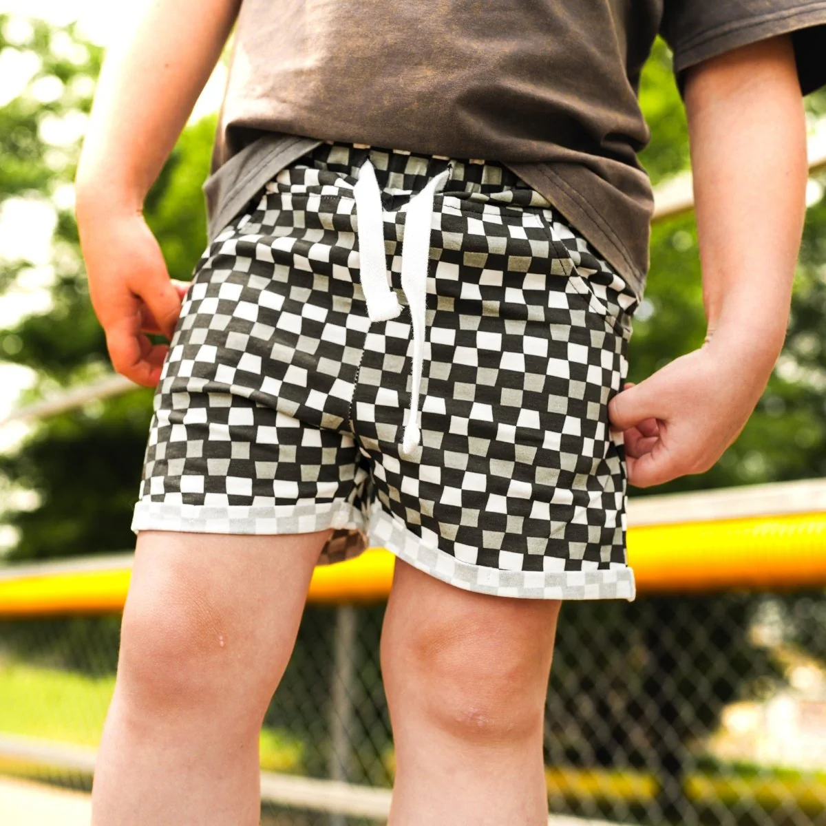 Check 'ya Later Shorts - Black/grey - Image 3