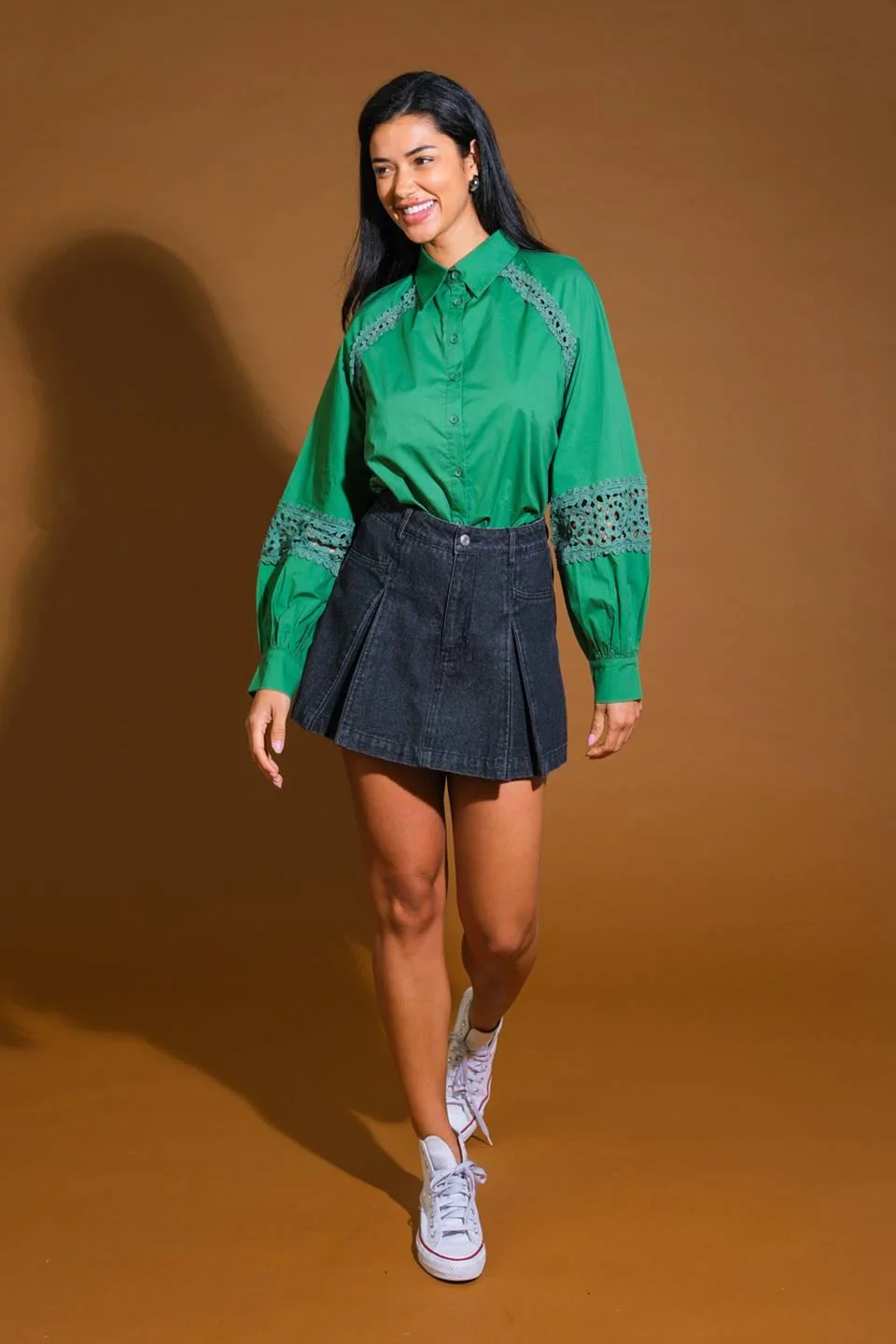 Check Yourself Woven Top - Image 5