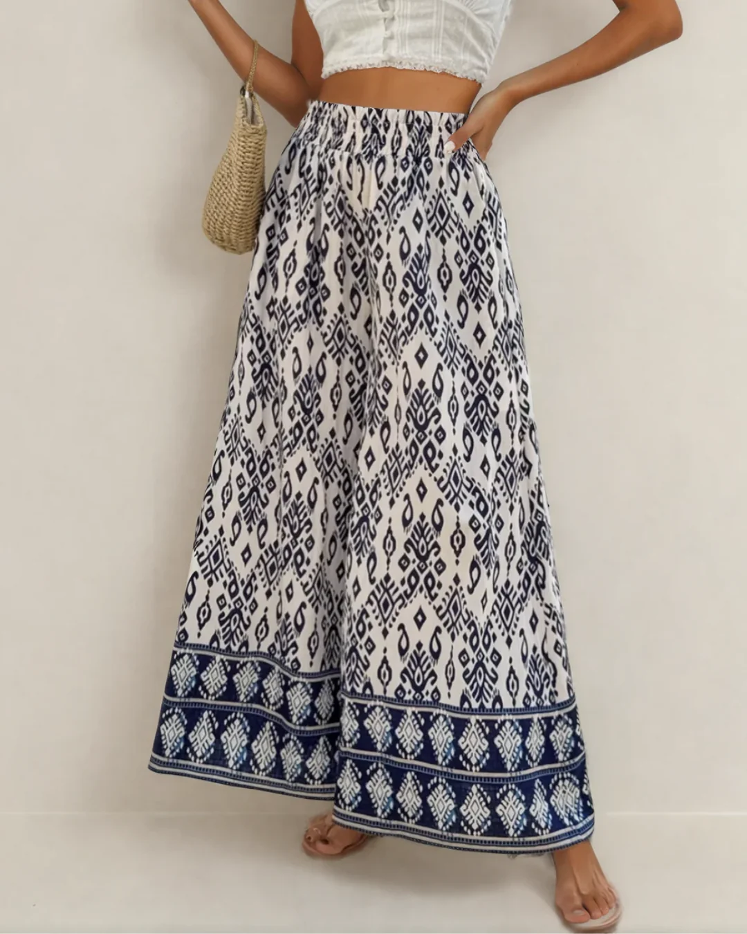 Cherish High Waist Wide Leg Loose Pants