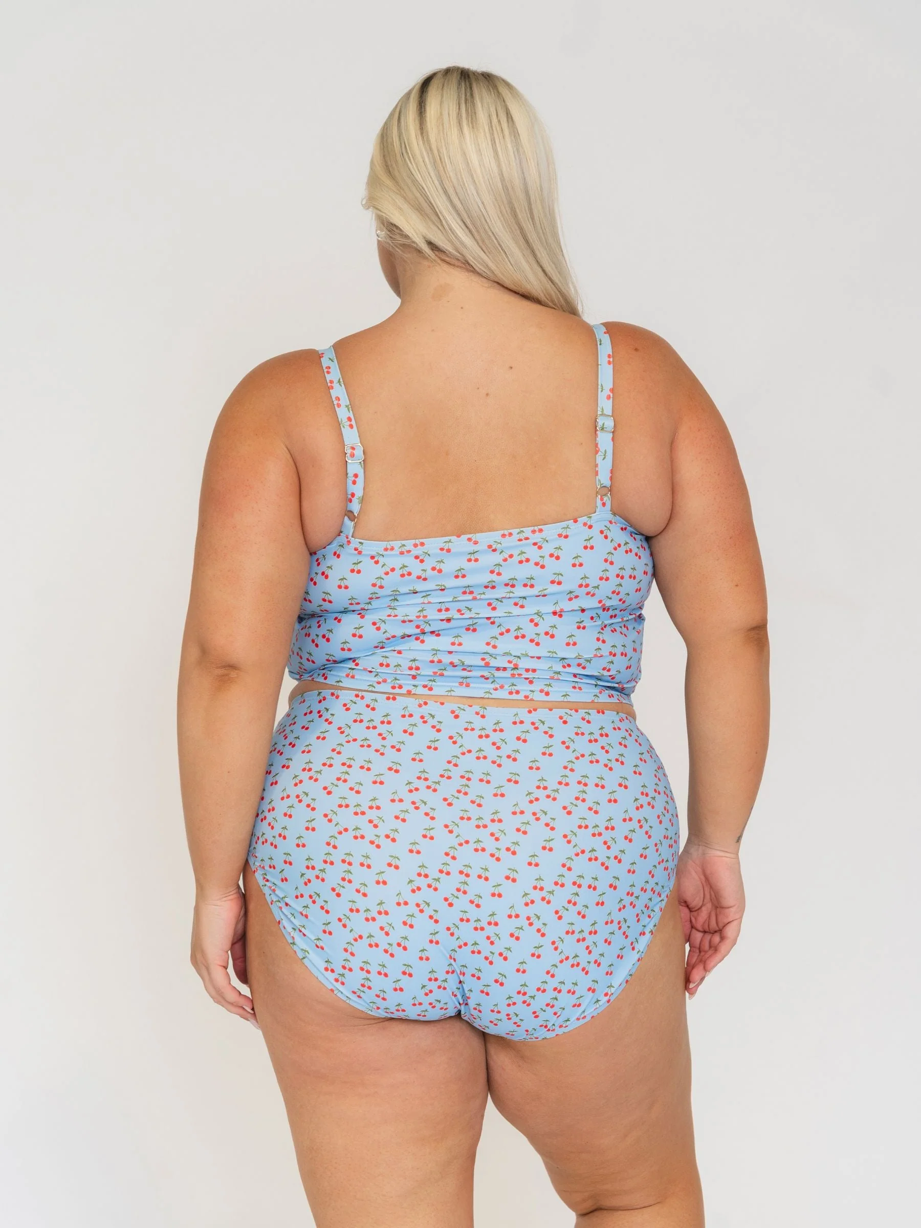 Cherries Square Neck Crop Top - Image 6