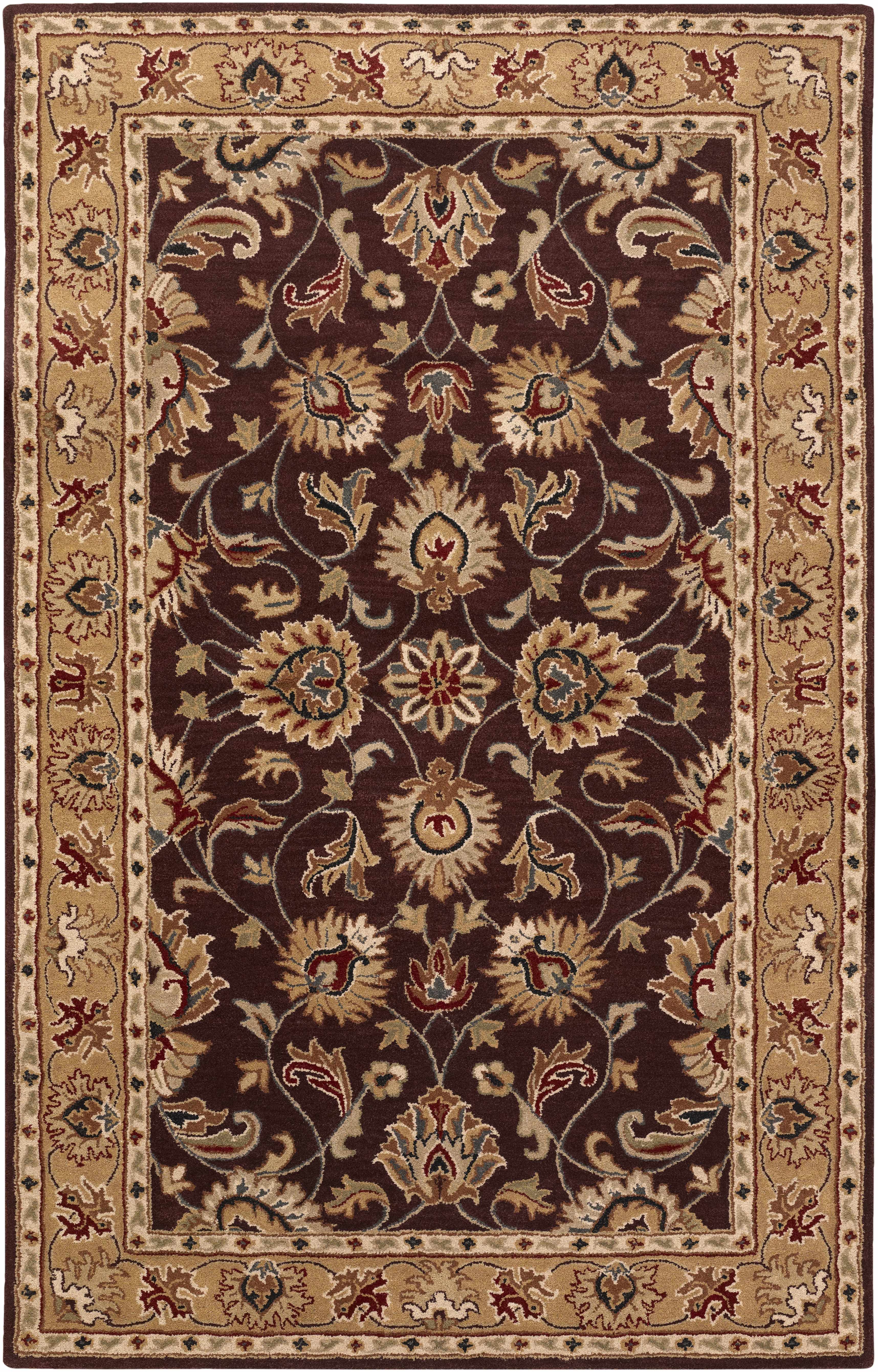 Cherryfield Burgundy 1024 Wool Area Rug - Image 11