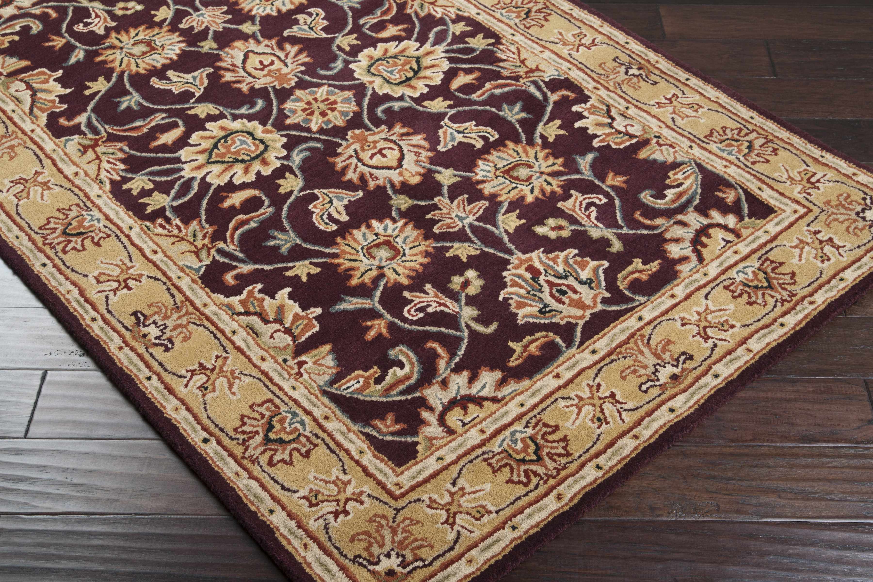 Cherryfield Burgundy 1024 Wool Area Rug - Image 14