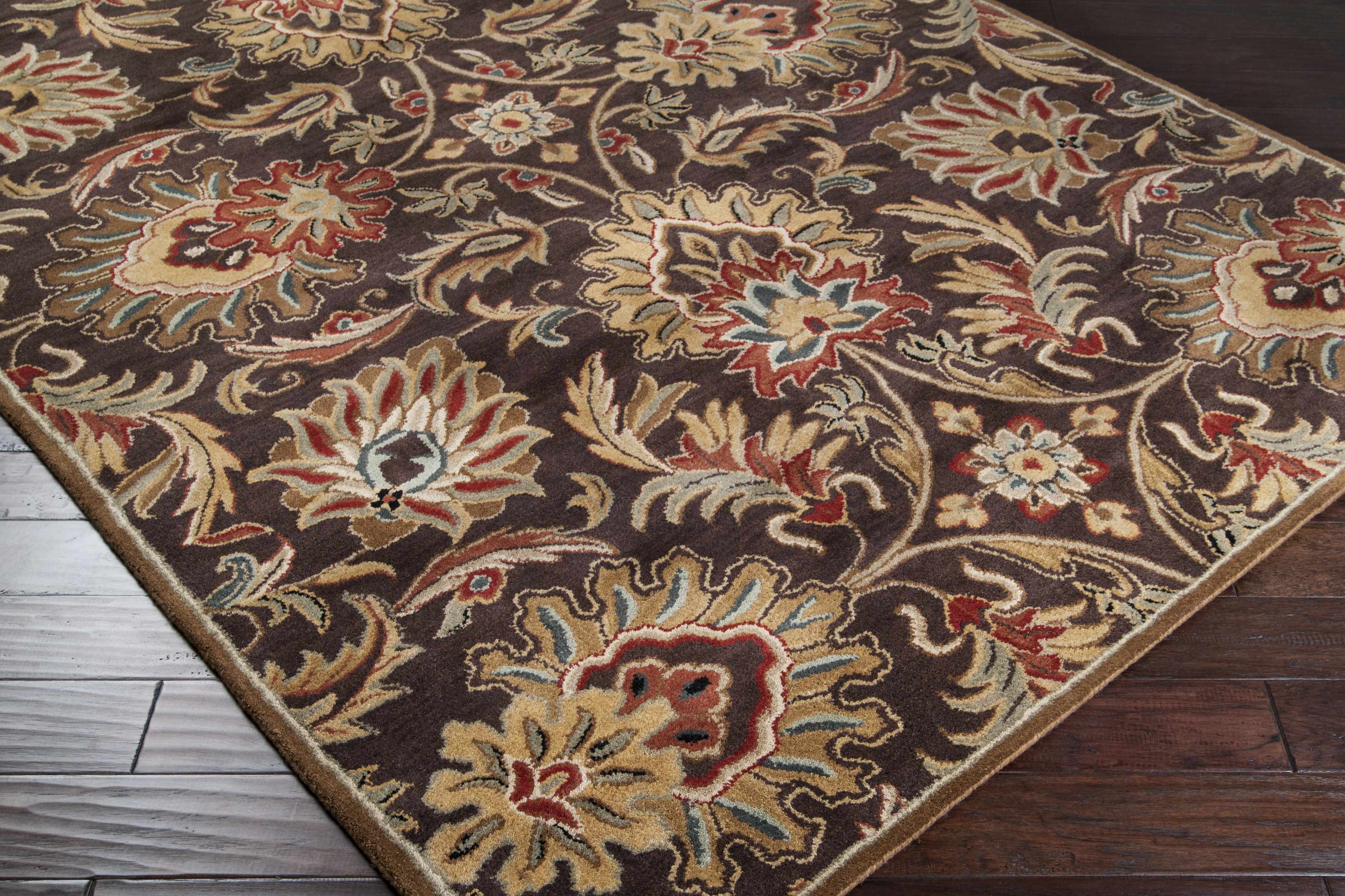 Chesterton 1028 Hand Tufted Brown Wool Rug - Image 7