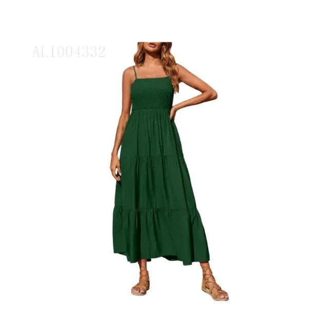 Chic Chiffon Layered Swing Dress - Image 54