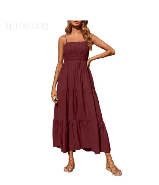 Chic Chiffon Layered Swing Dress - Image 80
