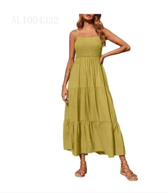 Chic Chiffon Layered Swing Dress - Image 92