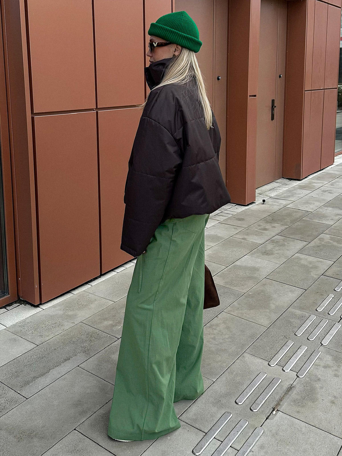 Chic YC Women's 2 Piece Outfits Tie Front Peplum Blouse Wide Leg Pants Set - Image 8