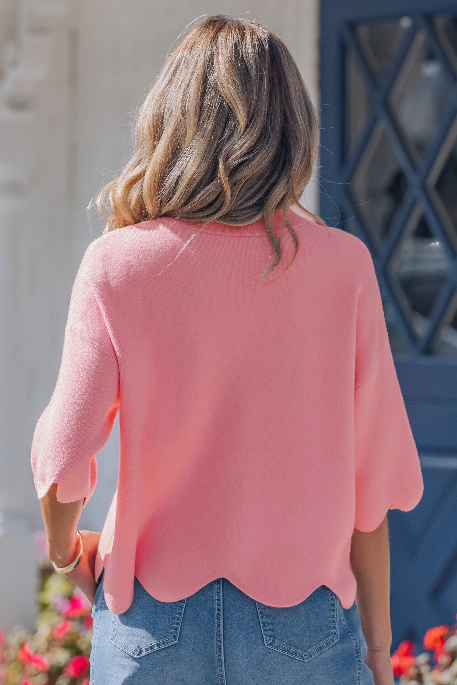 Chloe 3 4 Sleeve Sweater - Image 2