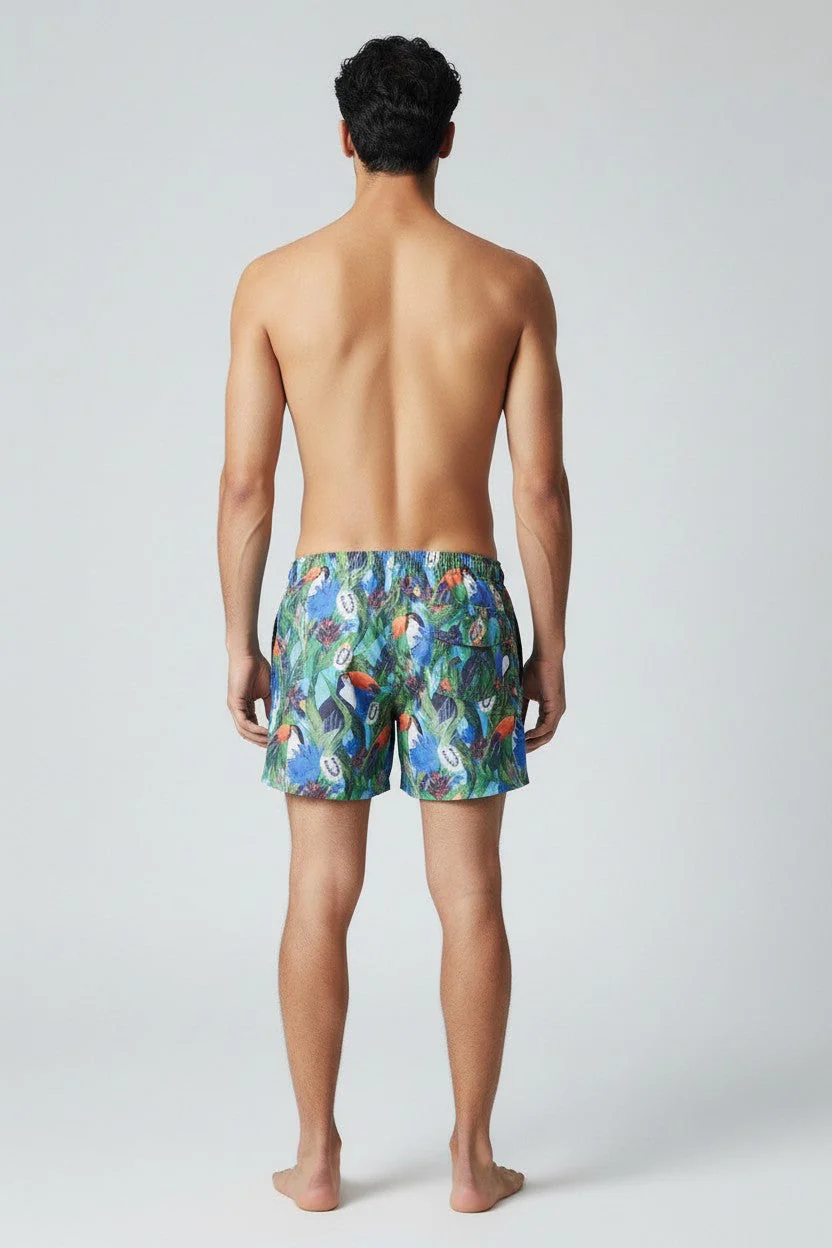 Christian Audigier Low Waist Swim Shorts BMS6190015M - Image 3