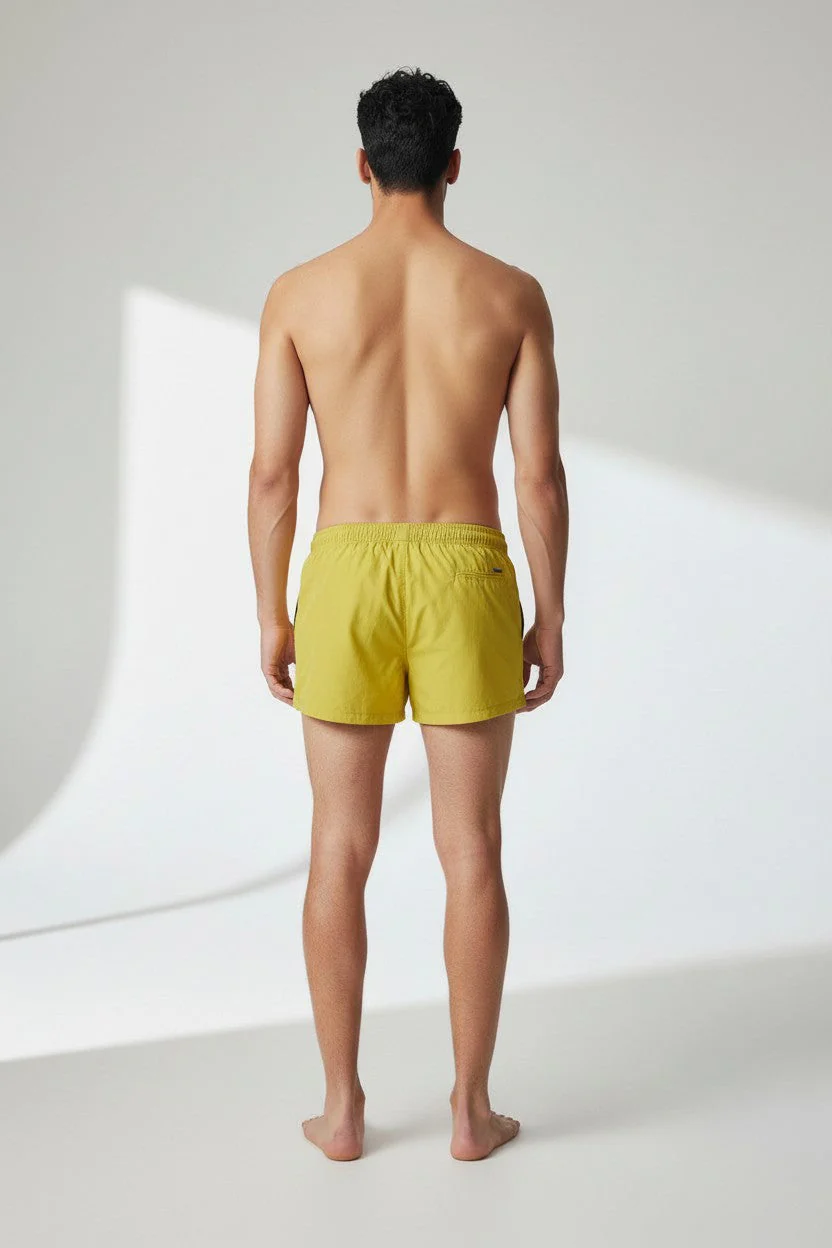 Christian Audigier Low Waist Swim Shorts with waist tie. BMS619-0009M - Image 3