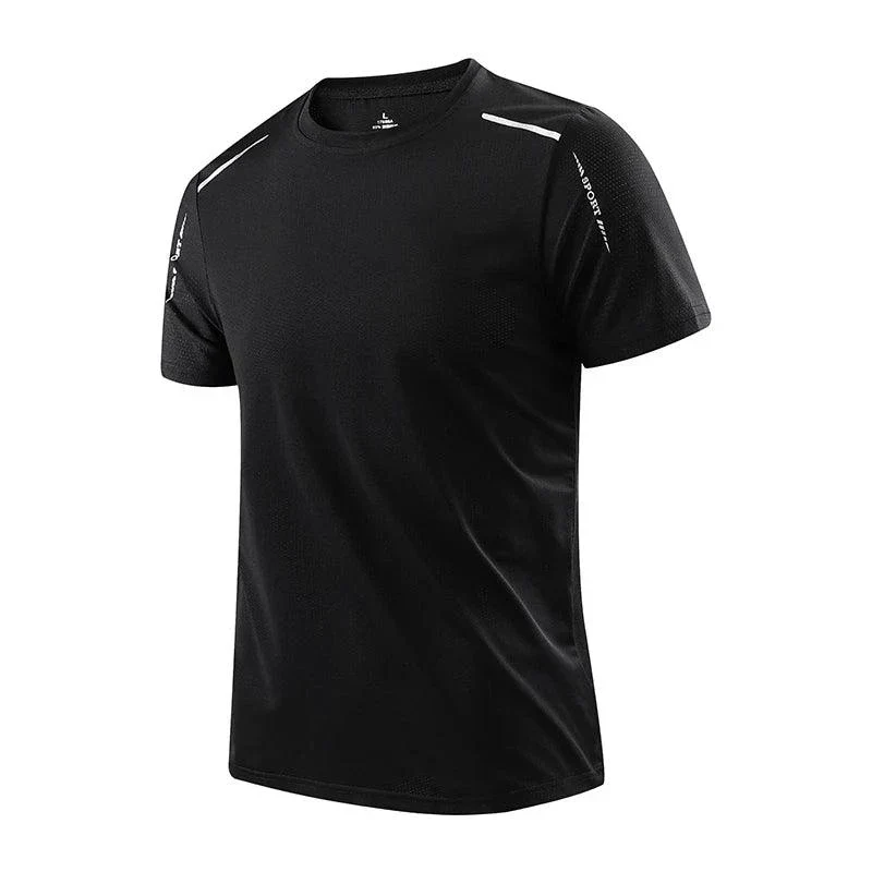 CHRLCK Men's Quick Dry Running T Shirt Size M Breathable Outdoor Sports Tee Hiking Fishing Summer Essentials - Image 23