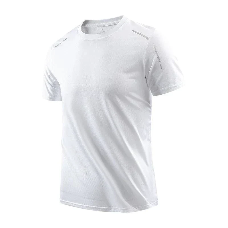 CHRLCK Men's Quick Dry Running T Shirt Size M Breathable Outdoor Sports Tee Hiking Fishing Summer Essentials - Image 24