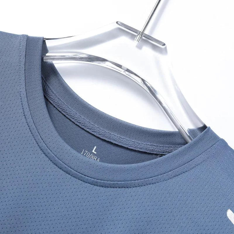 CHRLCK Men's Quick Dry Running T Shirt Size M Breathable Outdoor Sports Tee Hiking Fishing Summer Essentials - Image 4