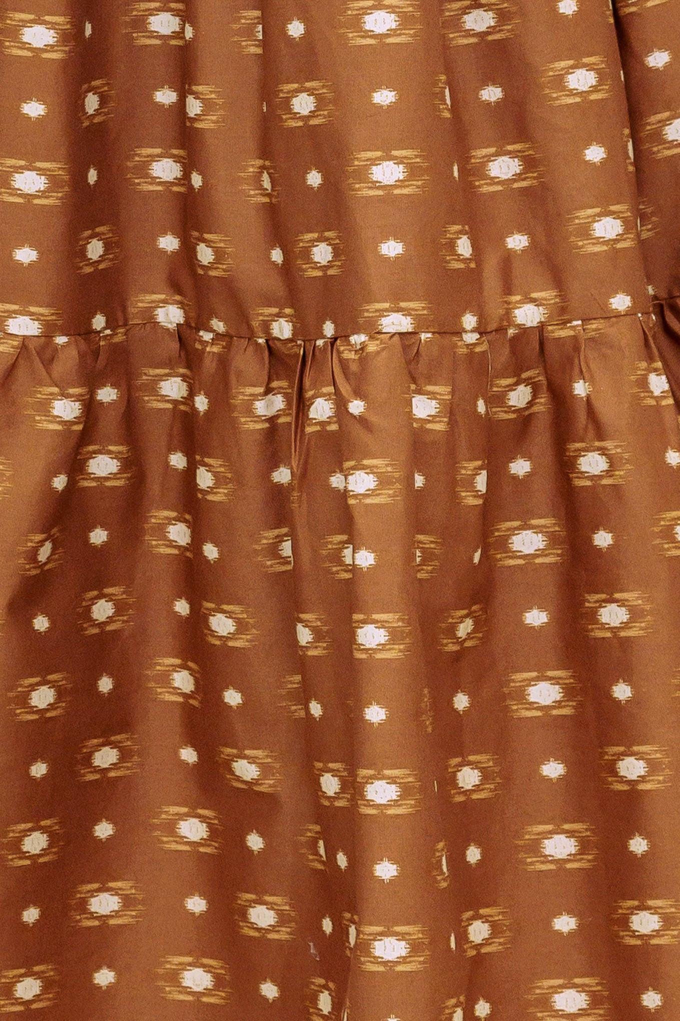 Cinnamon Waltz Woven Midi Dress - Image 9