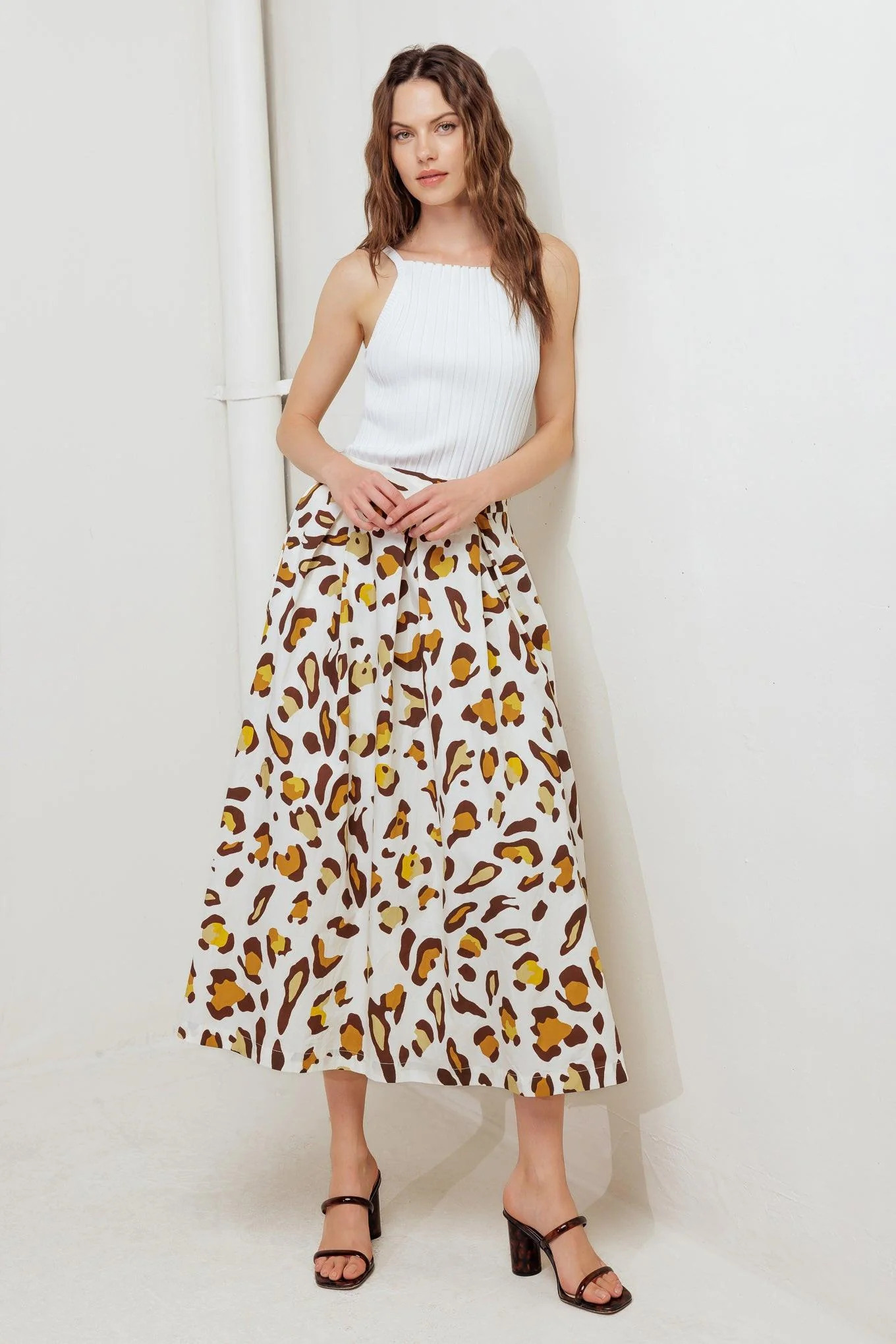 City Jungle Woven Full Skirt - Image 2