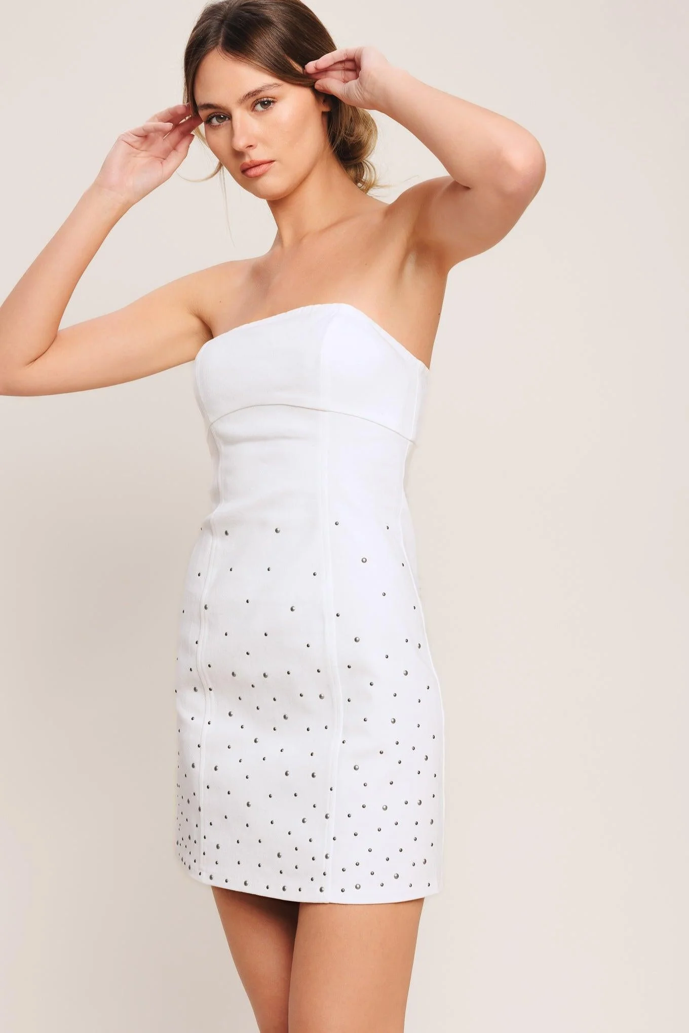 City to Coast Woven Mini Dress - Image 5