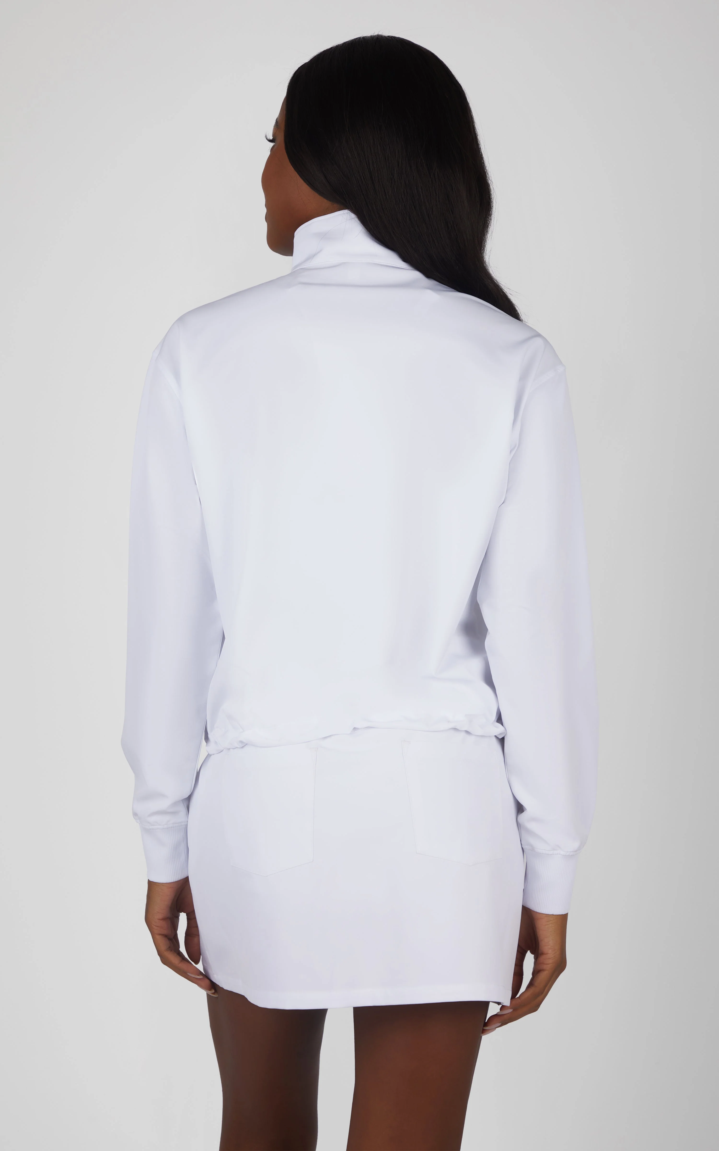 Citylite Half Zip Cinched Hem Jacket - Image 2