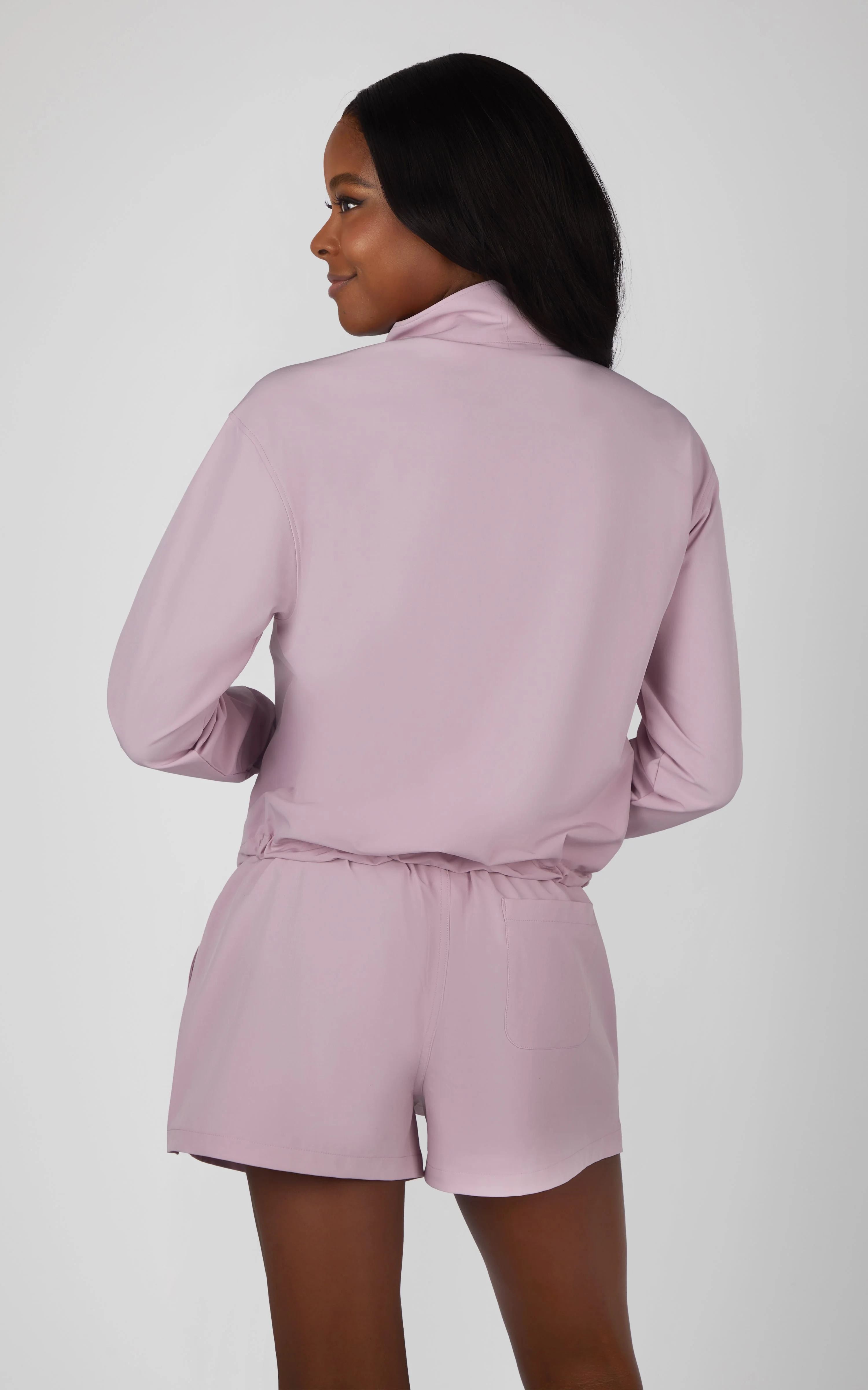 Citylite Half Zip Cinched Hem Jacket - Image 9