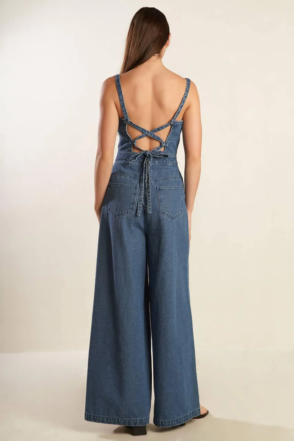 Clean Girl Denim Jumpsuit - Image 4