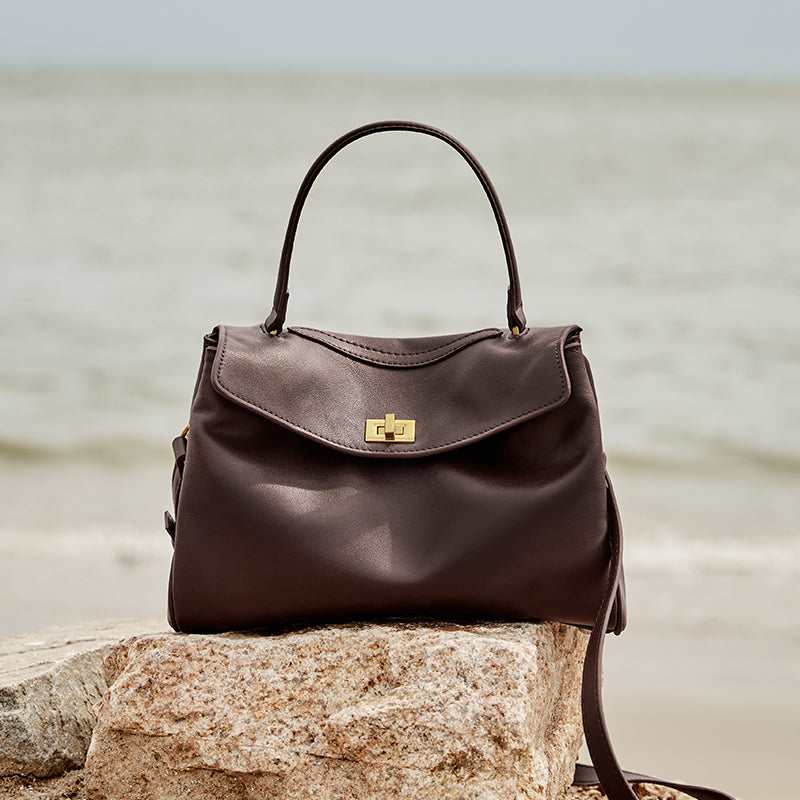 Cloud Leather Satchel Bag - Image 2