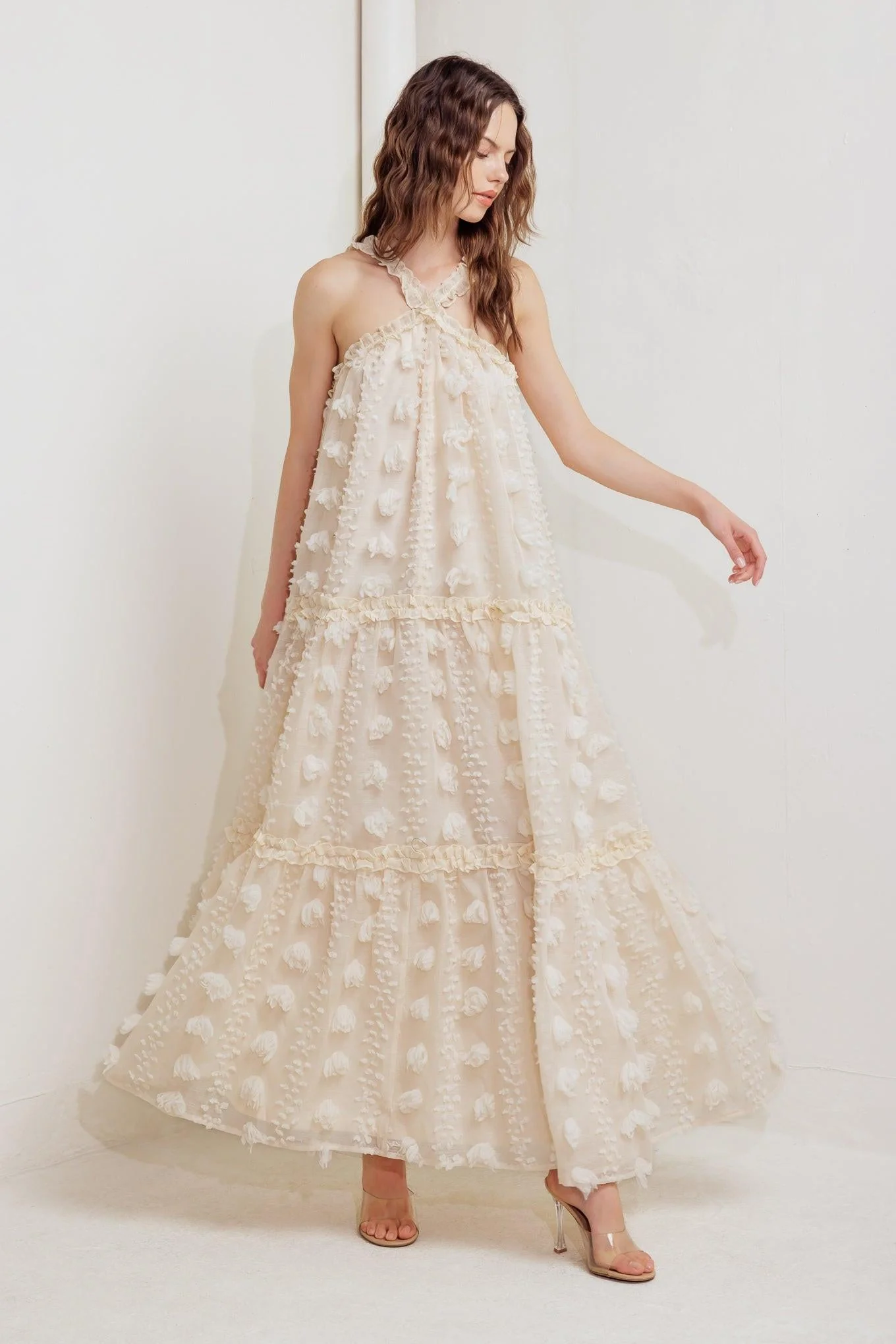Cloud Nine Gown Woven Ankle Dress - Image 5