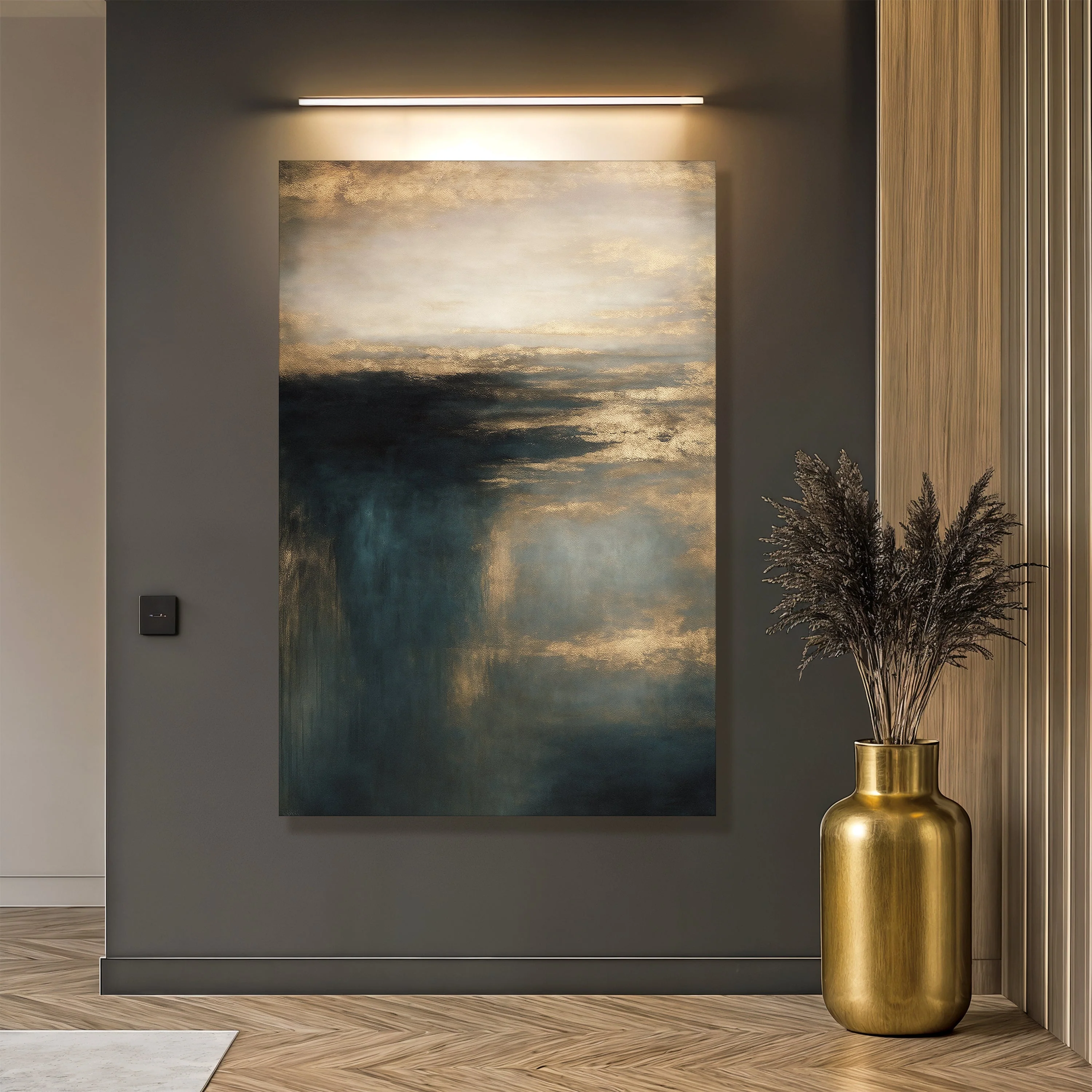 Cloudscape Glimmer Wall Art - Image 3