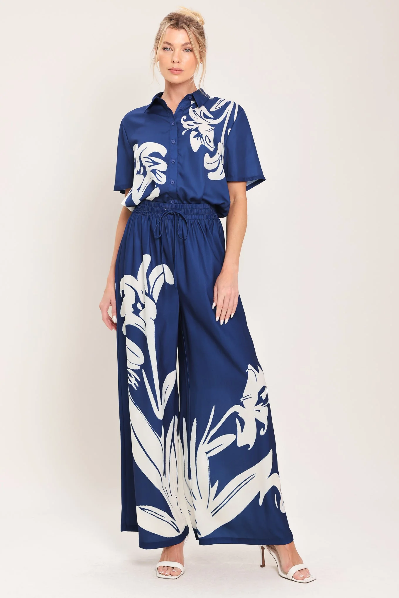 Coastal Bloom Woven Top - Image 6