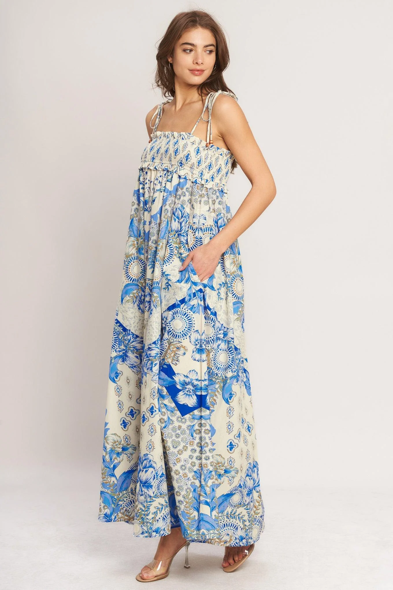 Coastal Dream Woven Maxi Dress - Image 3