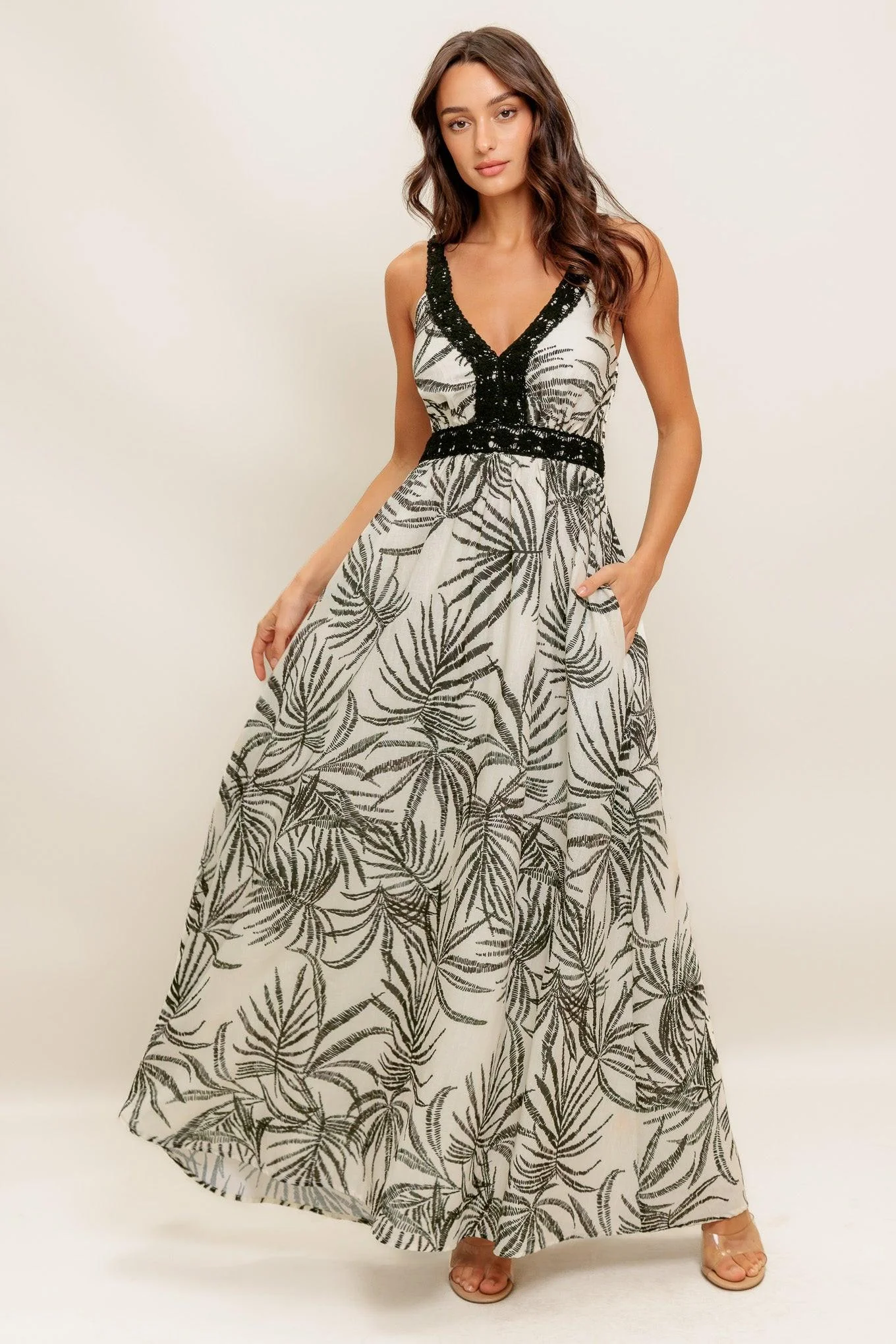 Coastline Whisper Woven Maxi Dress - Image 2