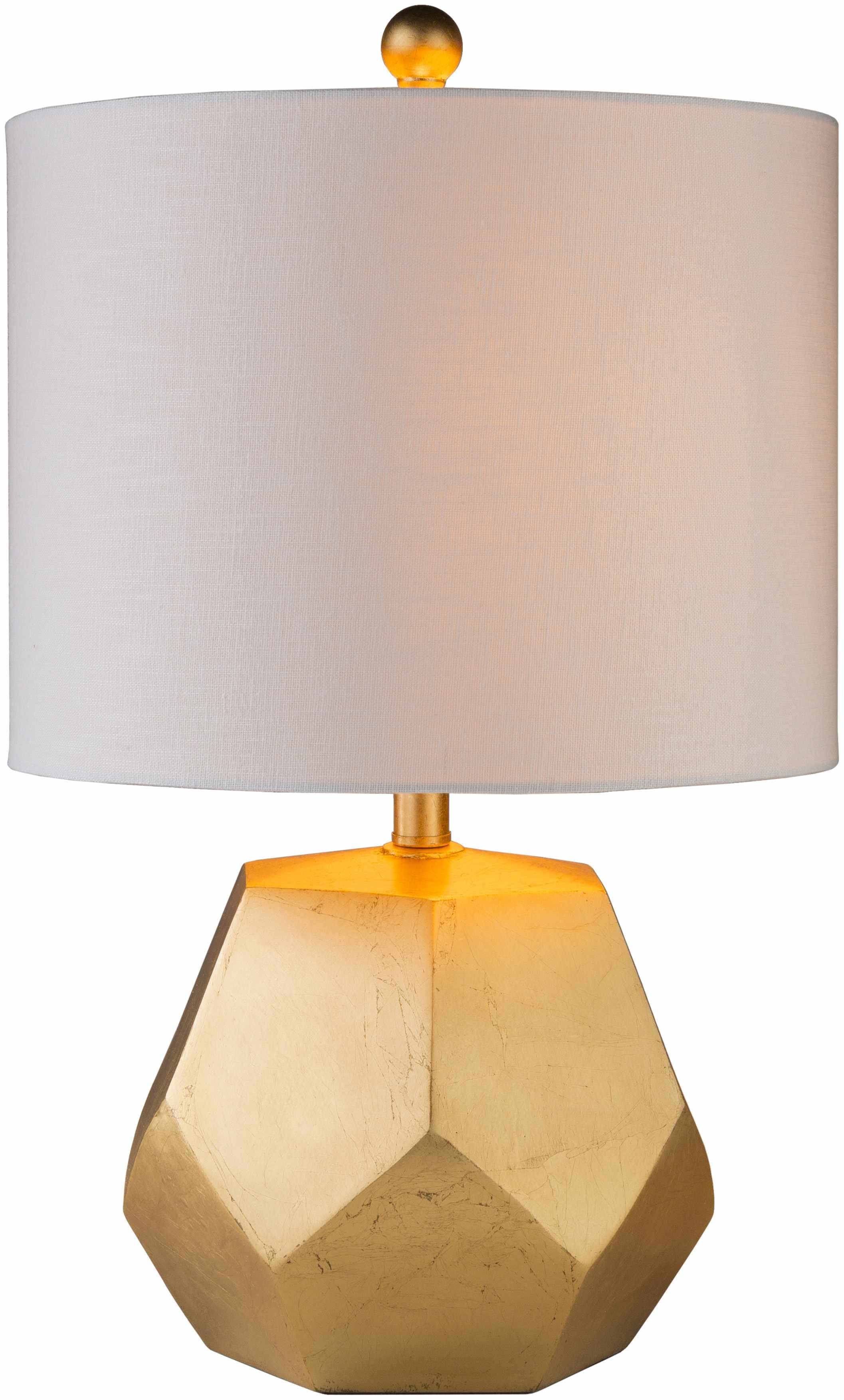 Coleford Gold Geometric Table Lamp - Clearance - Image 13