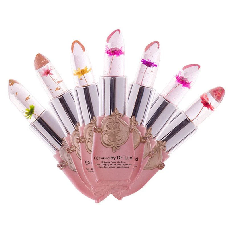 Color-Changing Flower Lip Gloss – Vegan, Gluten-Free, Hydrating Lip Balm - Image 15