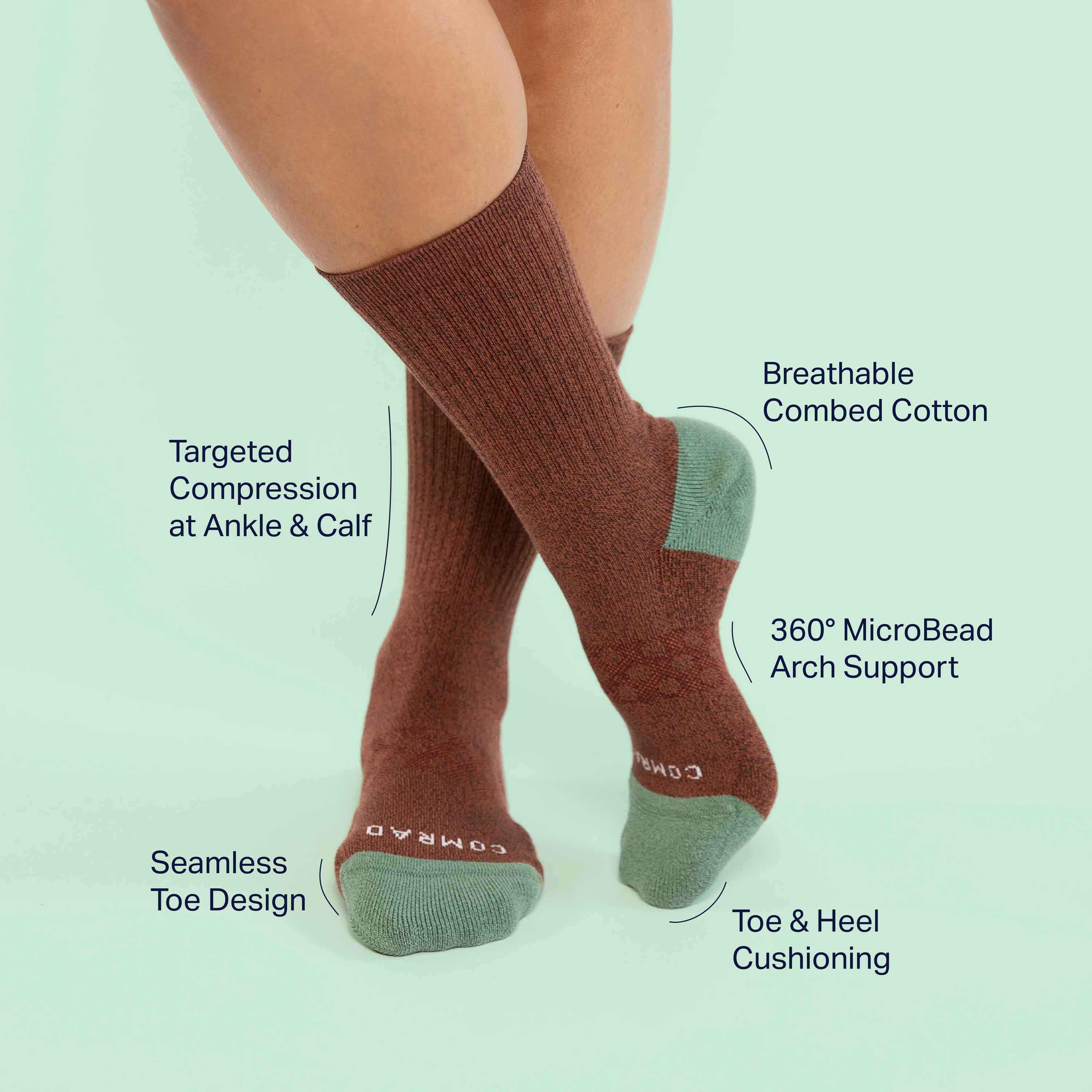 Combed Cotton Crew Socks - Image 5