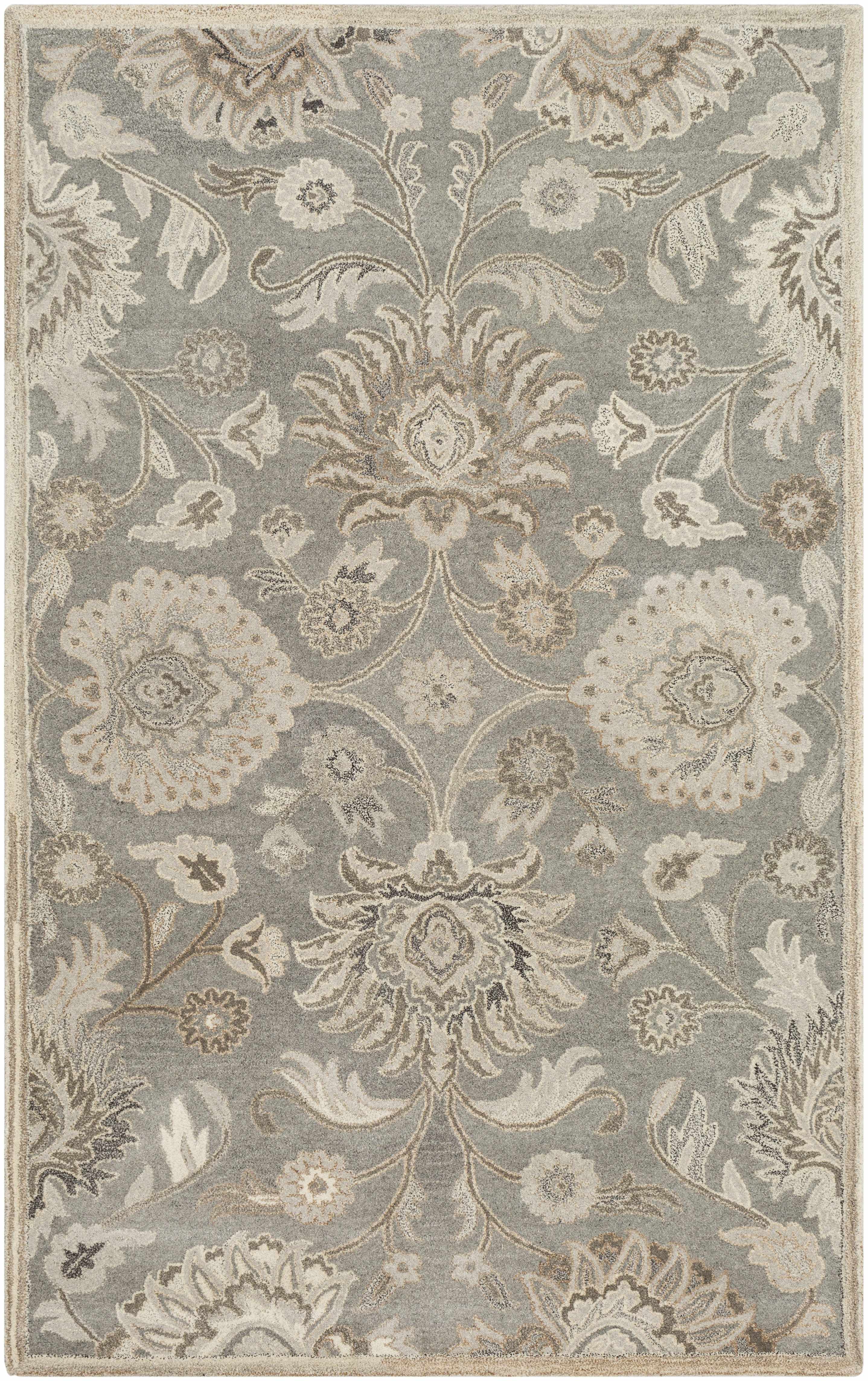 Conesus 1195 Hand Tufted Ivory & Taupe Wool Rug - Image 11